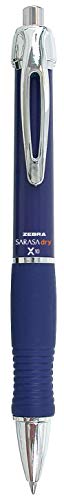 Zebra Pen Sarasa Dry X10 Retractable Gel Pen, Medium Point, 0.7mm, Blue Barrel, Acid Free Blue Ink, 12-Pack (42620) (Packaging may vary) - Image 2