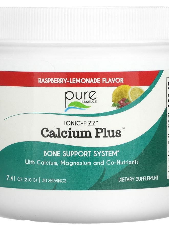 Pure Essence Ionic-Fizz Calcium Plus Raspberry-Lemonade 7.41 oz (210 g)