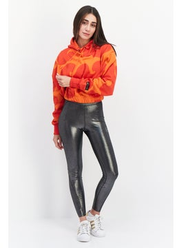 Adidas Adidas x Marimekko Women Sportswear Fit Brand Logo Training Hoodies, Red  - Image 3