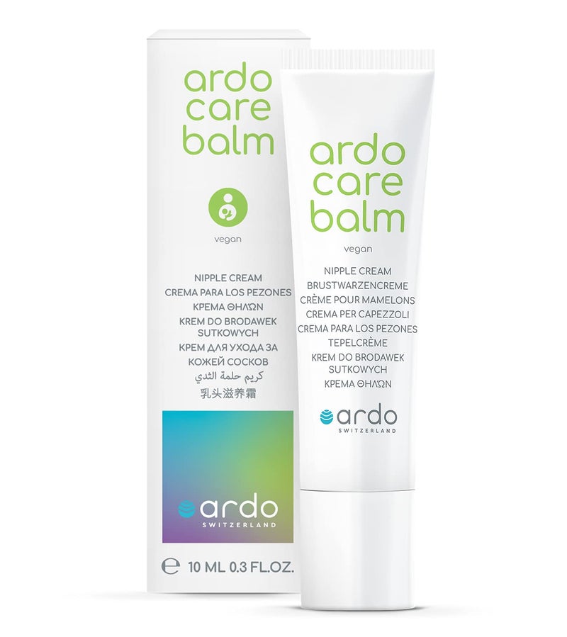 Ardo Care Vegan Nipple Balm 10ml03 floz for Breastfeeding Moms LanolinFree Provides Quick Soothing Relief for Sore Irritated Nipples No Animal Testing Made in Europe