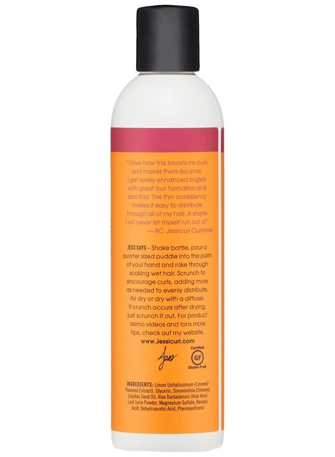 Jessicurl , Rockin' Ringlets Styling Potion, No Fragrance Added, 8 Fl oz. Curl Enhancer with Flaxseed Extract, Curl Defining Styler for Curly Hair and Frizz Control - Image 2