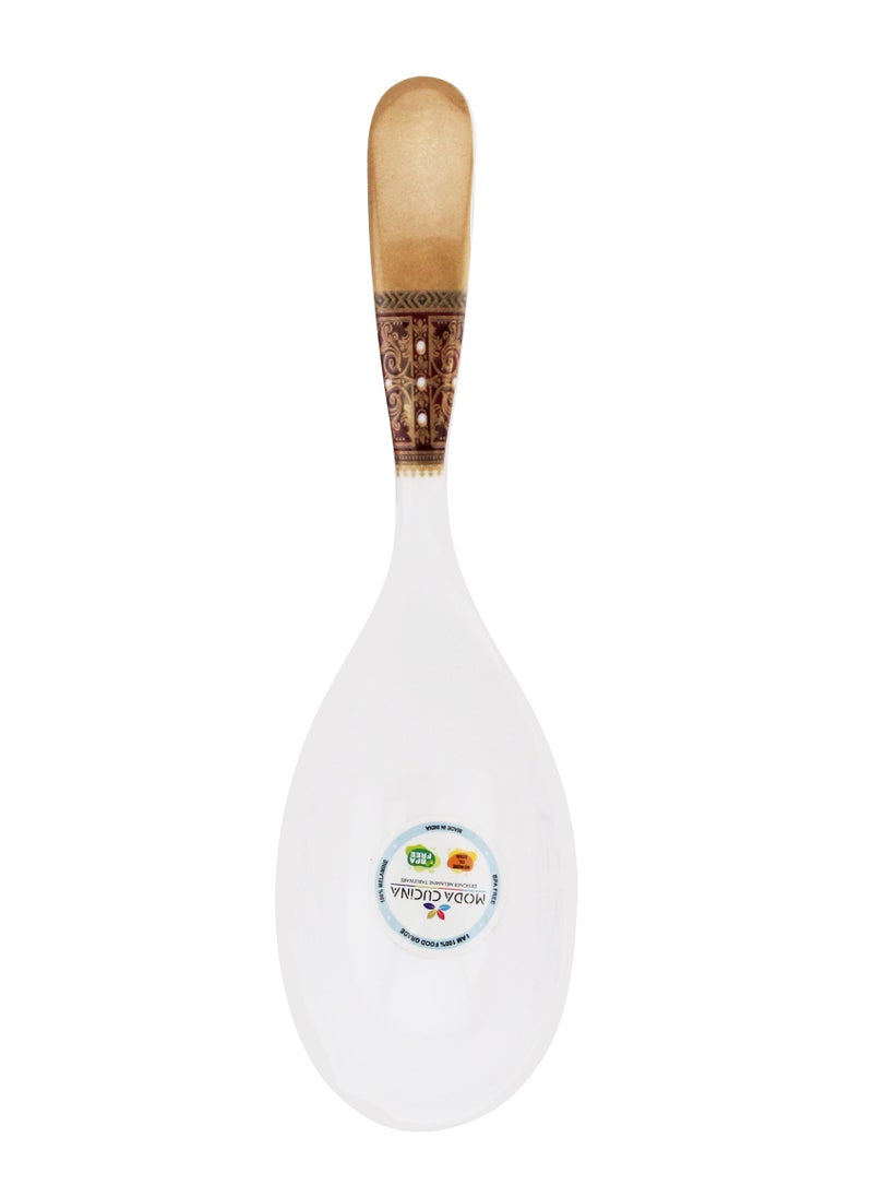 MODA CUCINA Melamine Round Serving Spoon  25cm Esma Approved  - Image 2
