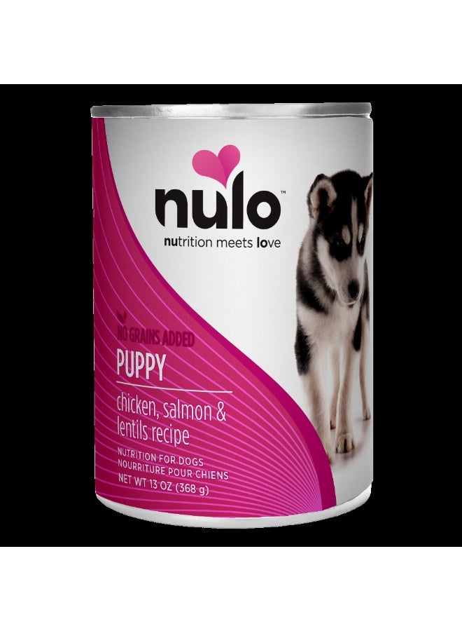 Nulo Freestyle Grain Free Puppy Chicken, Salmon & Lentils Recipe with Probiotics Recipe 368gms - Image 1