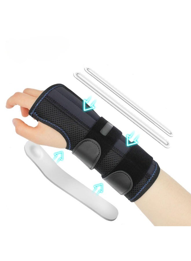 FDTY 1PCS Wrist Brace for Carpal Tunnel Relief Night Support,Support Hand Brace with 3 Stays,Adjustable Wrist Support Splint - Image 1