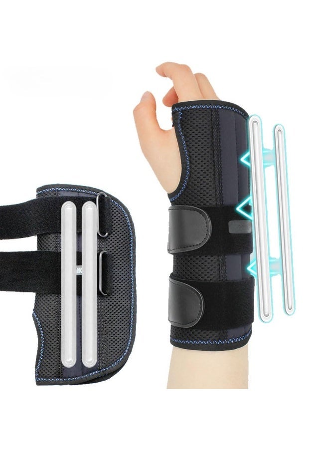 FDTY 1PCS Wrist Brace for Carpal Tunnel Relief Night Support,Support Hand Brace with 3 Stays,Adjustable Wrist Support Splint - Image 5