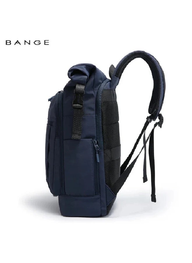 بانجي حقيبة ظهر للسفر Bange 8109 مقاومة للماء وقابلة للتوسيع بتصميم علوي قابل للطي، خفيفة الوزن ومريحة للاستخدام. - Image 1