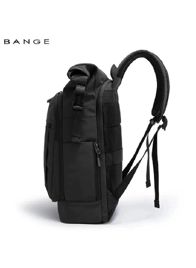 بانجي حقيبة ظهر للسفر Bange 8109 مقاومة للماء وقابلة للتوسيع بتصميم علوي قابل للطي، خفيفة الوزن ومريحة للاستخدام. - Image 4