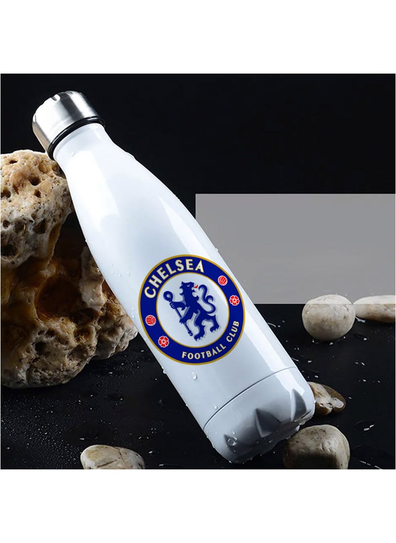 Spoil Your Wall Your Wall Chelsea Football Club Merchandise Printed Sports Water Bottle 500Ml  - Image 3