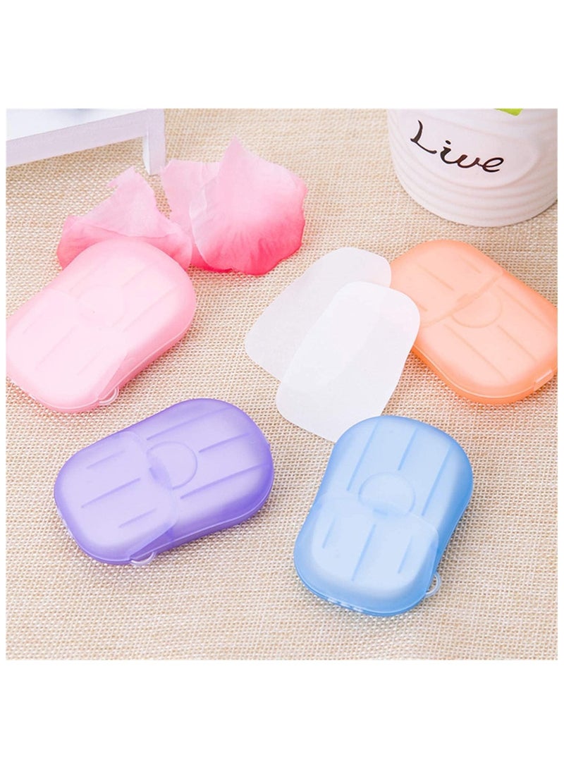 ورق تنظيف يدوي للغسيل اليدوي من أمتريكس، رقائق صابون صغيرة، صندوق غسيل يدوي للسفر (صورتان) - Image 1