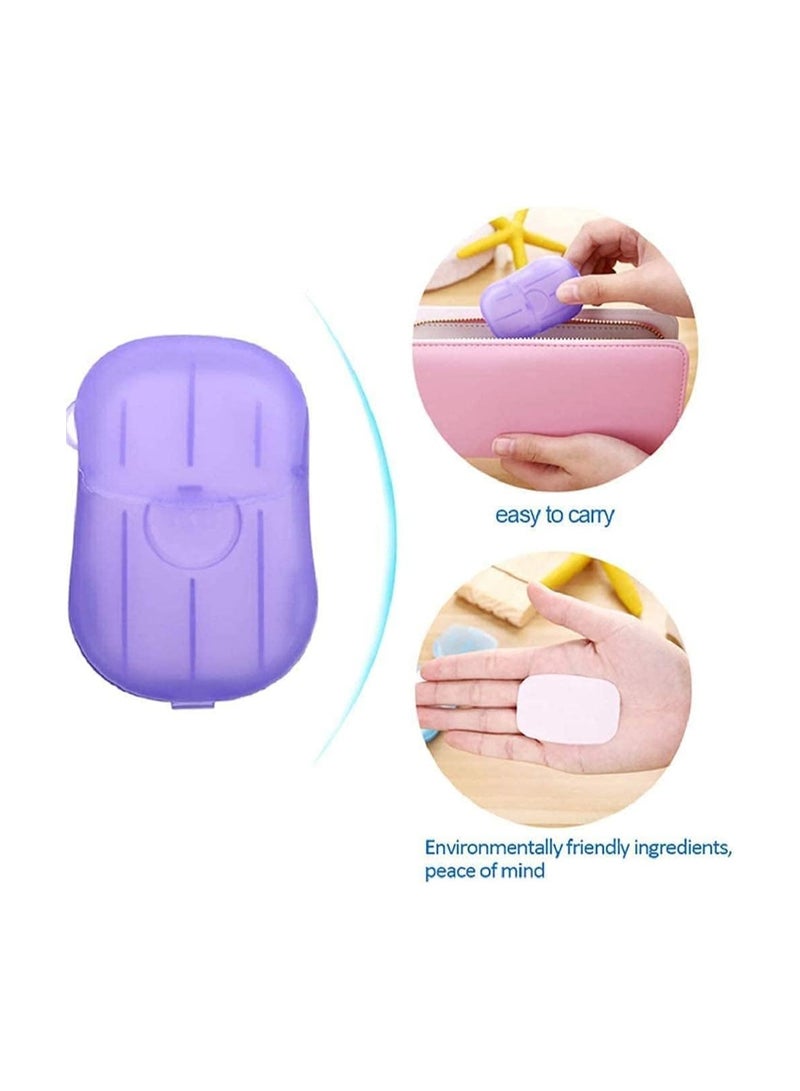 ورق تنظيف يدوي للغسيل اليدوي من أمتريكس، رقائق صابون صغيرة، صندوق غسيل يدوي للسفر (صورتان) - Image 4