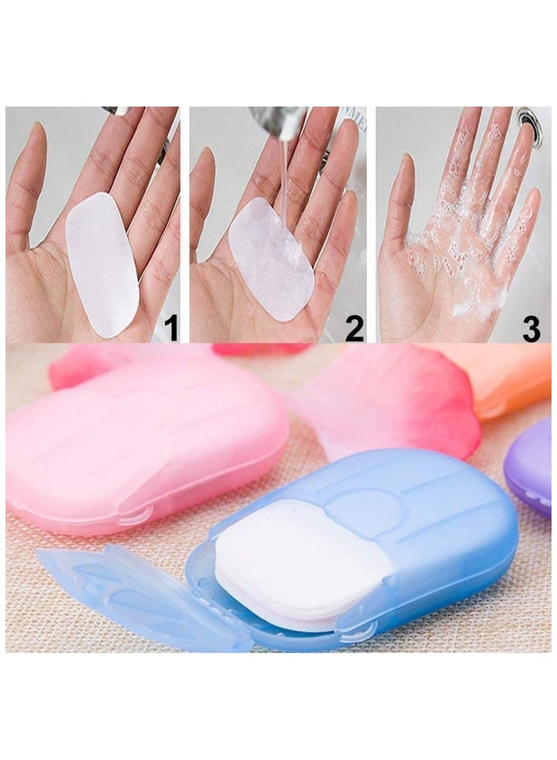 ورق تنظيف يدوي للغسيل اليدوي من أمتريكس، رقائق صابون صغيرة، صندوق غسيل يدوي للسفر (صورتان) - Image 5