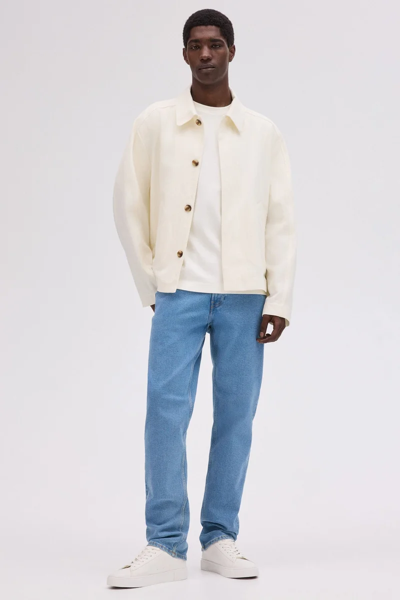 اتش اند ام جينز بخصر عادي