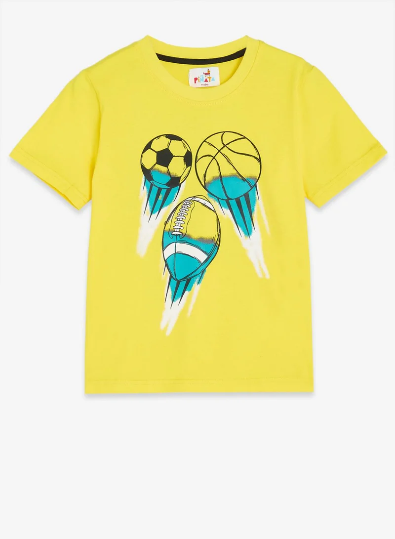 بنياتا تيشيرت مطبوع