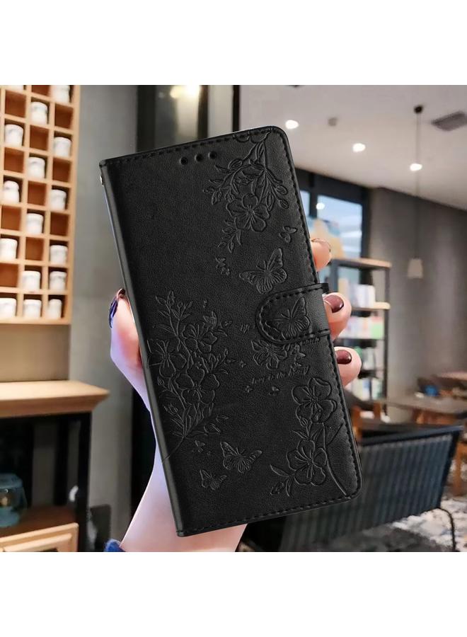 S-TOP Case For Redmi 9C Butterflies and Flowers Leather Phone Case - Image 2