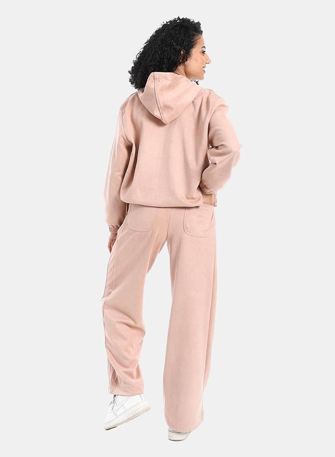 jamila Women's pajamas suede elephant leg pants - Image 3