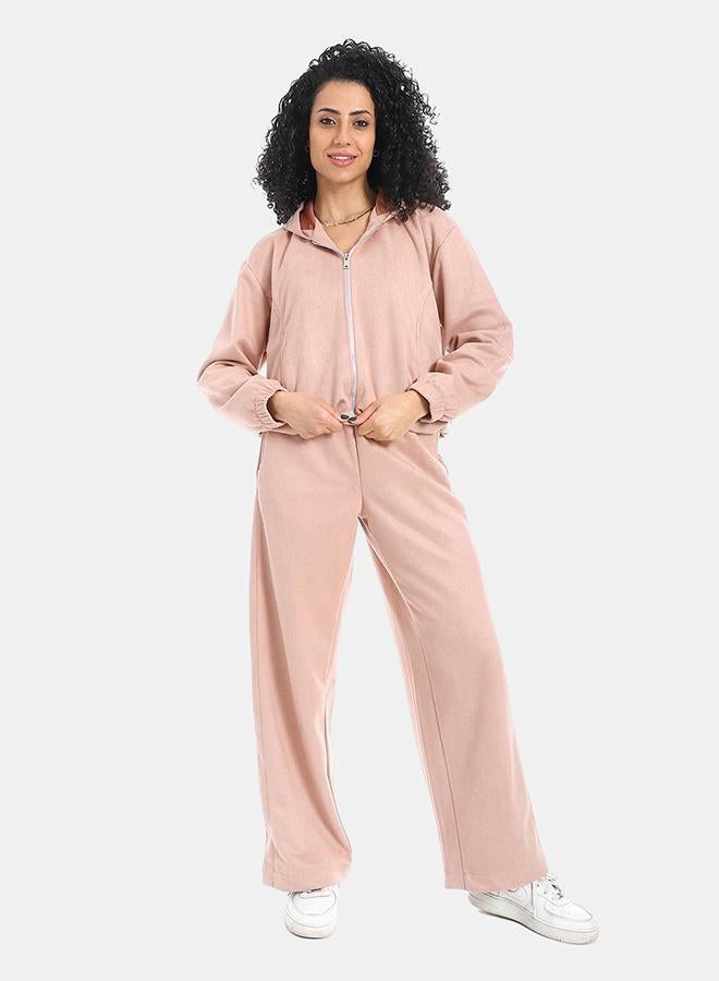 jamila Women's pajamas suede elephant leg pants - Image 1