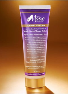 THE MANE CHOICE The Mane Choice Ancient Egyptian Anti-Breakage and Repair Antidote Leave In Conditioner, Conditioning & Moisturizing Lotion for Hair Shine & Frizz Control, Nourishes Dry, Brittle Hair, 8 Oz  - Image 2