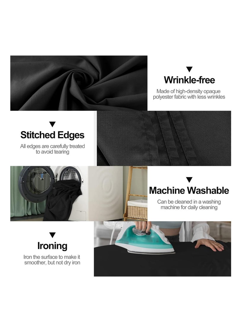 GUDOO Photography Backdrops for Wall Mounted Setup Photoshoot Pure Screen Cloth Sheet Background Zoom Polyester Photo Back Drop Pack for Party Photo Video Shoot 3 x 2 m  - Image 3