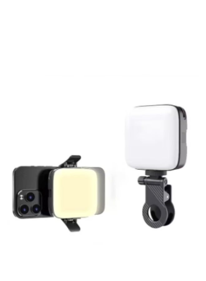 مصباح سيلفي LED قابل لإعادة الشحن وتعديل شدة الإضاءة - إضاءة لمؤتمرات الفيديو على الهواتف المحمولة وأجهزة الكمبيوتر المحمولة - Image 4