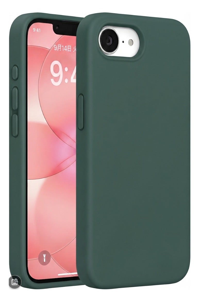 iPhone 17e Case Soft Silicone Cover with Microfiber Lining Case For iPhone 17e Anti-Scratch Flexible Shockproof Protective Cover For iPhone 17e 6.1’’ - Image 1