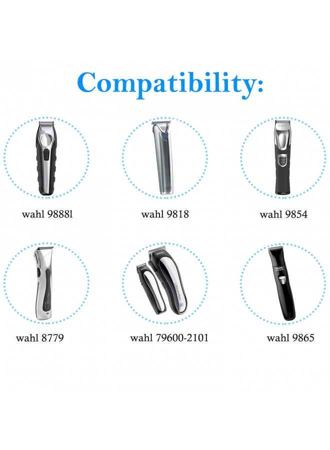 VHBW for Wahl Trimmer Charger 4V Power Cord for Wahl 9818 9818L 9888L 9916D 9918D 9685 Groomer Clipper 9854-600 9855 79600-2101 S004mu0400090 - Image 3