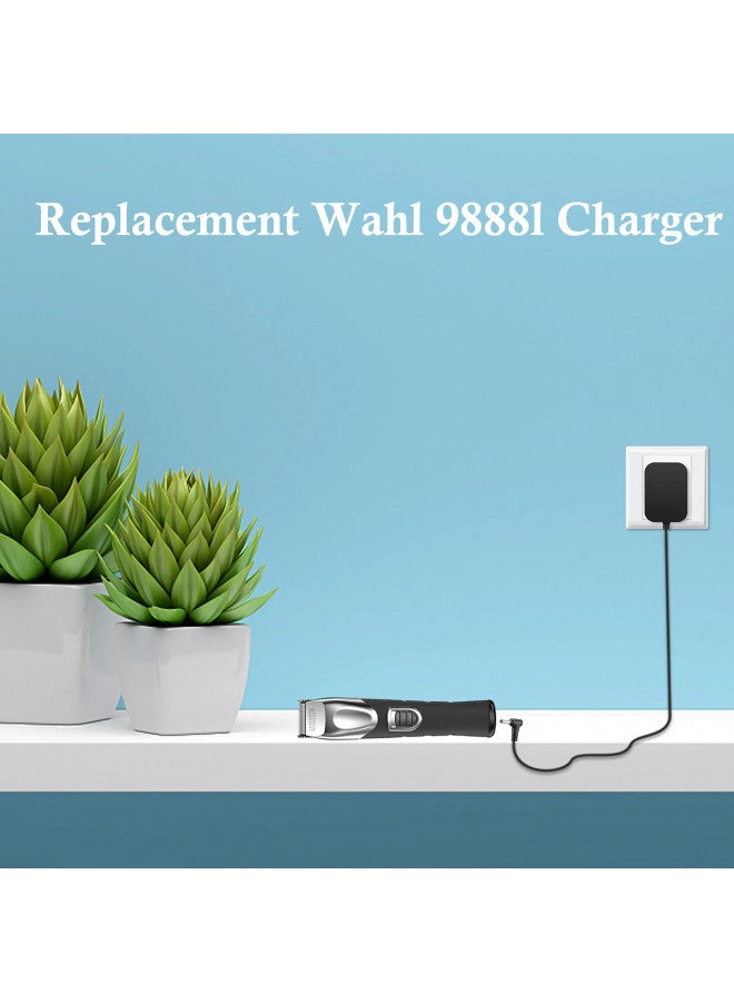 VHBW for Wahl Trimmer Charger 4V Power Cord for Wahl 9818 9818L 9888L 9916D 9918D 9685 Groomer Clipper 9854-600 9855 79600-2101 S004mu0400090 - Image 4