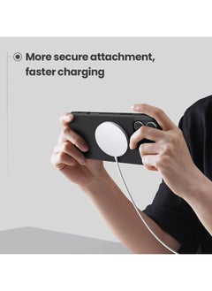 Nillkin Nillkin Case Cover Super Frosted Pro  Magnetic Wireless Charging  Case Anti-Scratch & Slip For Iphone 16 Pro Max (Black)  - Image 4
