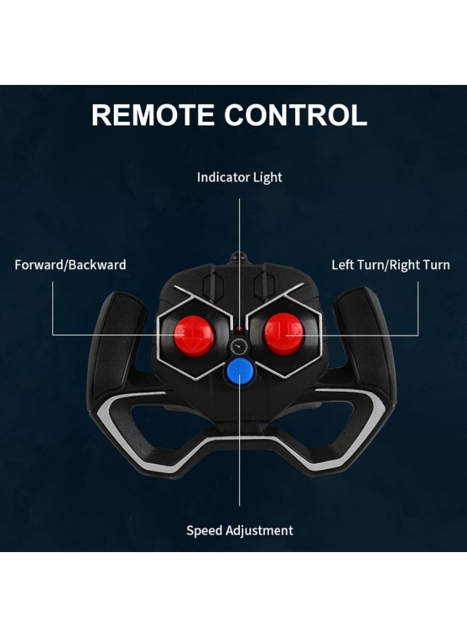 بلو فاير سفينة حربية تحكم عن بعد 2.4G – حاملة طائرات للأطفال والكبار – لعبة DIY مع محرك مزدوج قوي، تحكم سريع بلمسة زر، تحرك في جميع الاتجاهات، إيقاف تلقائي عند نفاد البطارية، لعبة عائمة للمسابقة في المسبح والبحيرات - Image 3