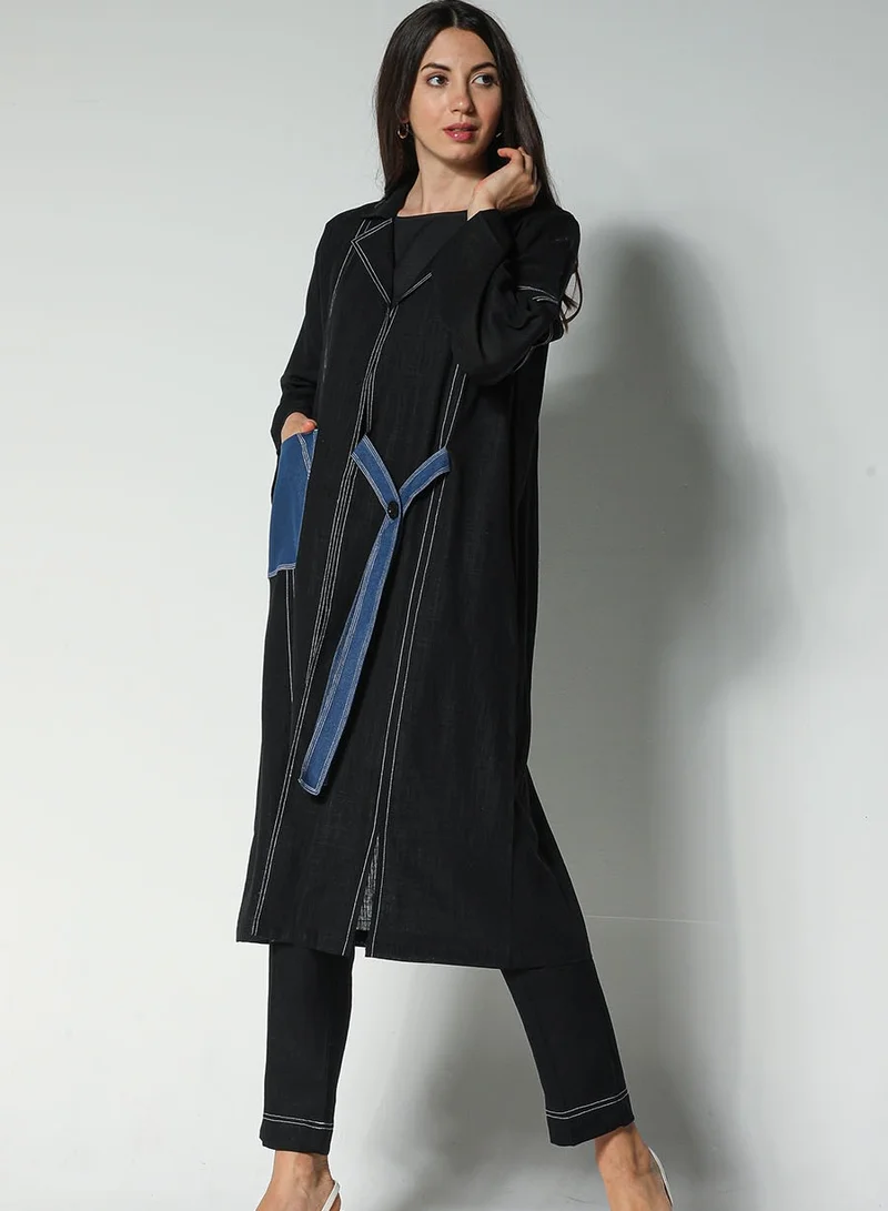 مويستريت طقم سفر جينز مفصل للجيب