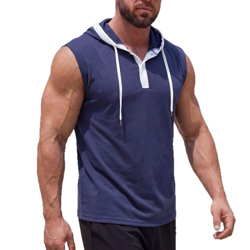 Men's Casual Hooded Vest, Quick Dry Breathable, Summer - Image 5