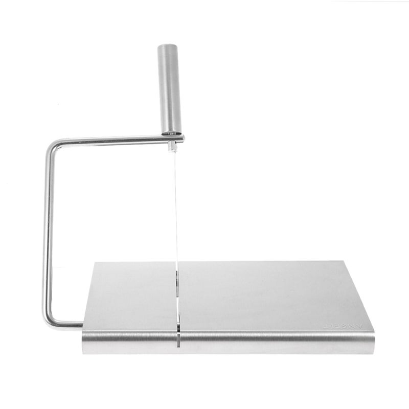 Cheese Slicer: 430 Stainless Steel Precision Cutting - Rust Corrosion Resistant Wire Slicer for Hard Foods, Kitchen Food Preparation - Image 1
