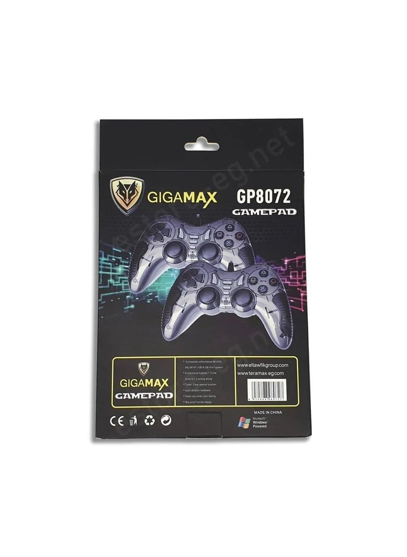Gigamax - GIGAMAX GP8072 gamepad – metaling grey - Image 1