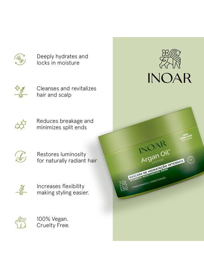 Inoar Professional Argan Oil Intense Mask Treatment 250g - Image 3