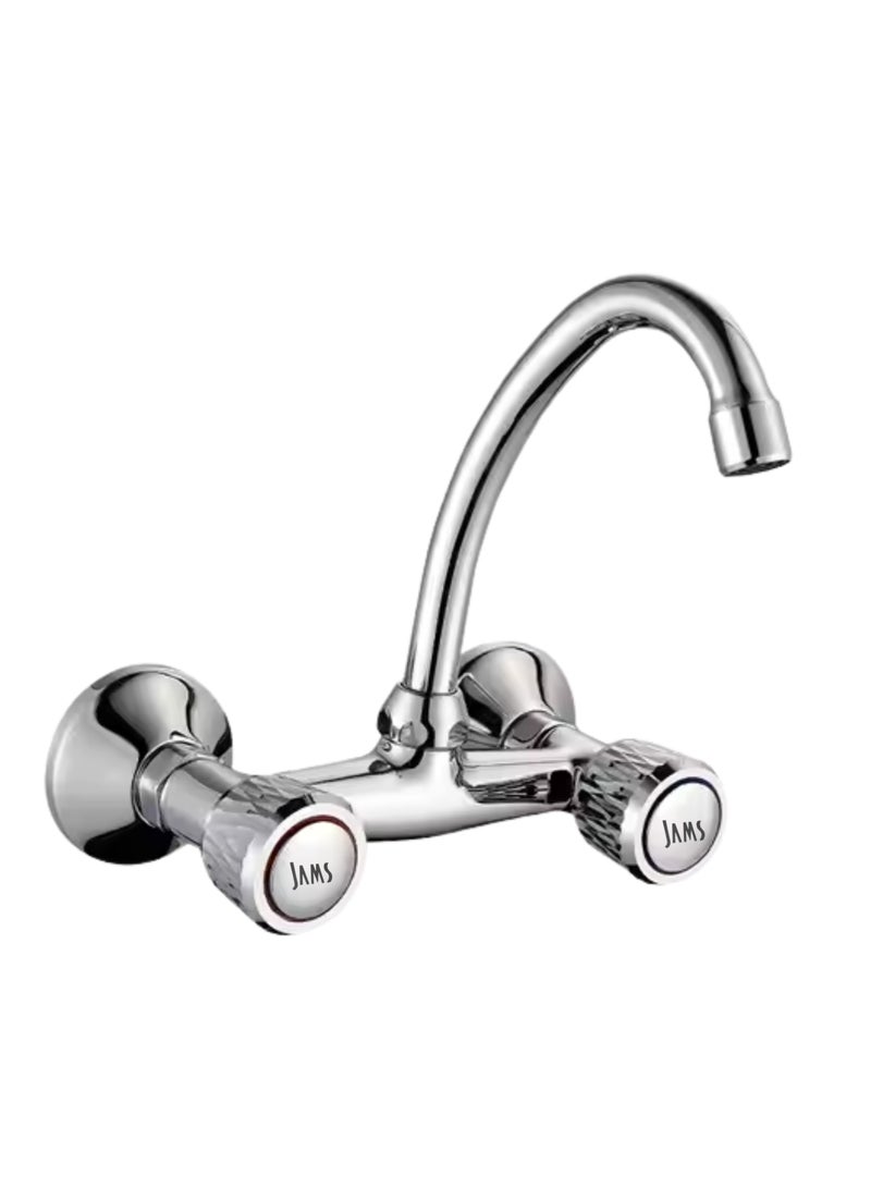 JAMS Double handle double hole faucet, double handle mixer tap, kitchen mixer taps, - Image 1