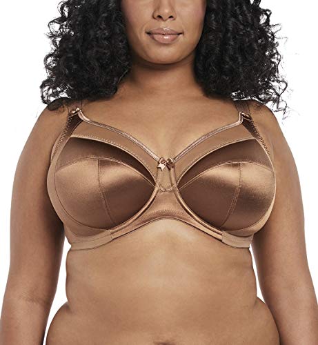 GODDESS Women's Plus-Size Keira Underwire Banded Bra Bra, Cinnamon, 38K - Image 1