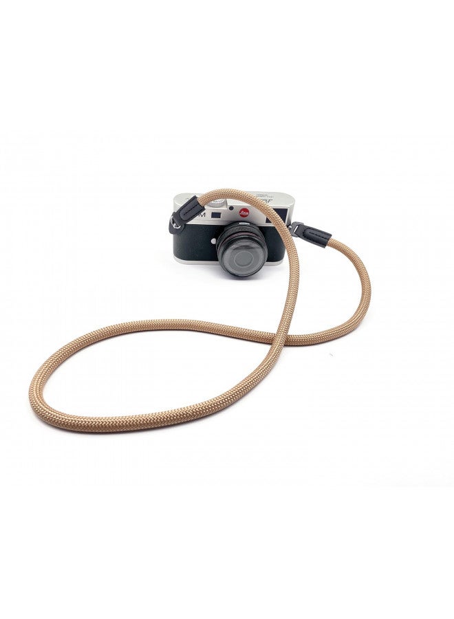 Eorefo Camera Strap Vintage 100cm Nylon Climbing Rope Camera Neck Shoulder Strap for Micro Single and DSLR Camera(Brown) - Image 2