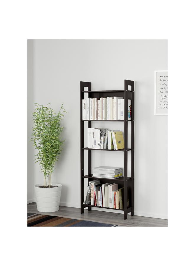 Zaboon Bookcase, Black-Brown, 62X165 Cm - Image 2