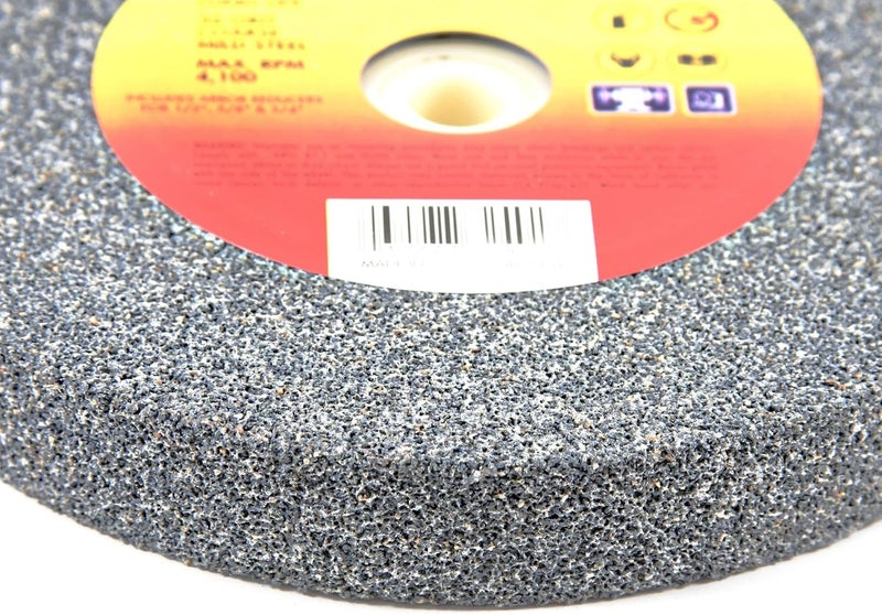 Forney 72400 Bench Grinding Wheel, Vitrified with 1-Inch Arbor, 60-Grit, 6-Inch-by-3/4-Inch - Image 1