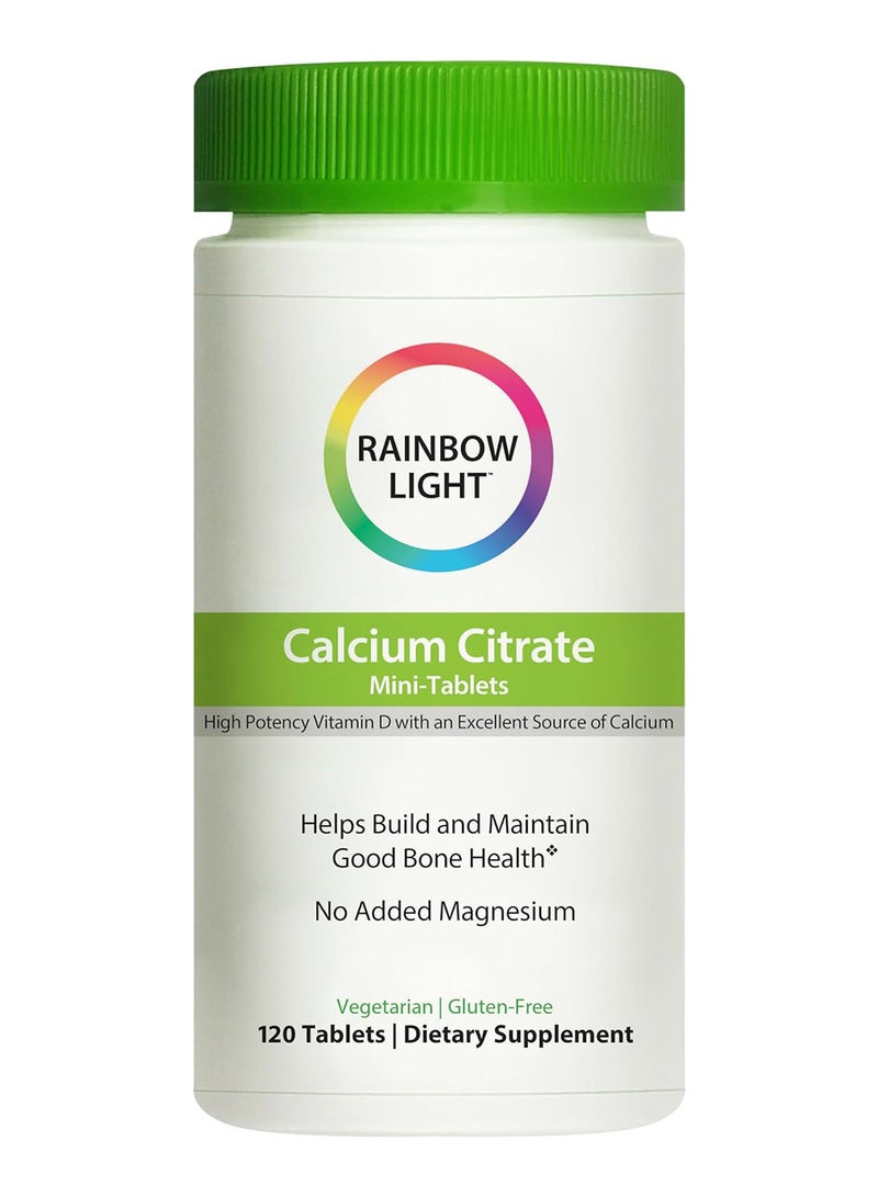 Rainbow Light Calcium Citrate Minitabs 120 Minitabs - Image 1