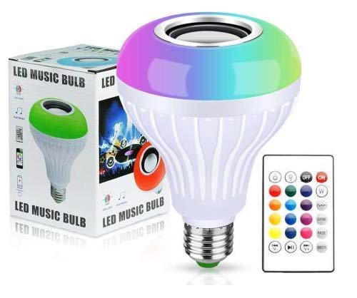 Mawson LED Bluetooth Speaker Bulb Wireless Music Playing Light Lamp with Remote Controller - Image 1