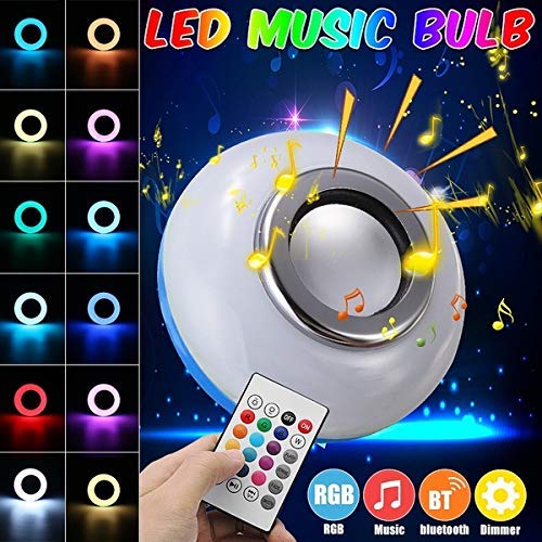 Mawson LED Bluetooth Speaker Bulb Wireless Music Playing Light Lamp with Remote Controller - Image 4