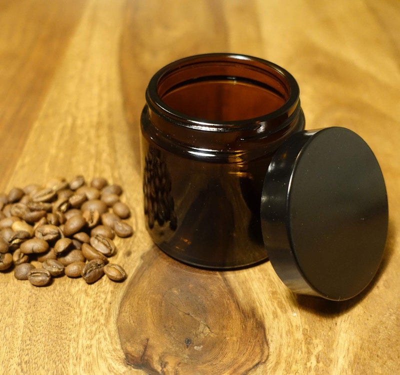 كوماندانتي زجاج كوماندانتي مع غطاء (عبوة من 2) لمطحنة القهوة C40 MK3. 1 × شفاف، 1 × بني زجاجي. - Image 4