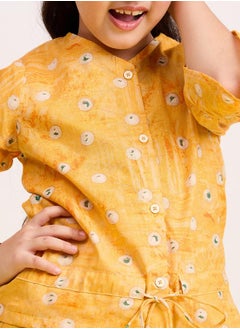 Stylo Bug Floral Print 3/4 Sleeves Top & Pants Set by Styli  - Image 5