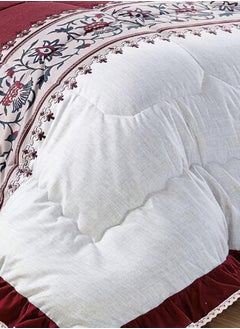 Moon 4 Pieces Single Size 160x210Cm Comforter Set Medium Filling Bedding Set for All Season Includes 1Comforter 1Bedsheet 1Pillow Shams and 1Cushion cases  - Image 5