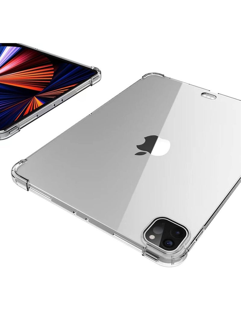 vesus Silicon Clear Case for iPad Pro 12.9'' (5th Gen ) 2021, TPU Shockprooof Back Cover, Slim-Fit Protective Case for iPad Pro 12.9 inch 5th Generation, - Image 4