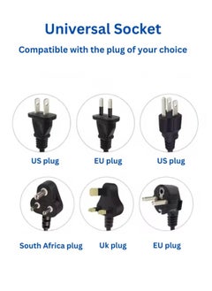 Generic 10 Meter Multi  Power Strips Extension Cord | 4 Sockets Universal Plug Adapter with 10Meter Extra Long Cable Bold Extension Cable | Power Socket | Extension Board | Extension Cable | Extension Socket For Home ,Office ,Kitchen ,Travel And More ((10Meter)) ((Multi))  - Image 2