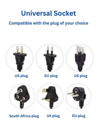 10 Meter Multi  Power Strips Extension Cord | 4 Sockets Universal Plug Adapter with 10Meter Extra Long Cable Bold Extension Cable | Power Socket | Extension Board | Extension Cable | Extension Socket For Home ,Office ,Kitchen ,Travel And More ((10Meter)) ((Multi)) - view 2