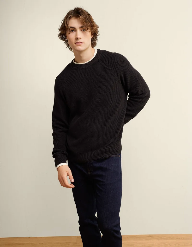 AE Shaker Stitch Sweater