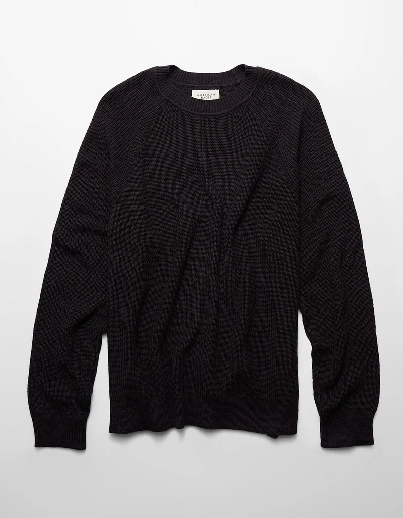 American Eagle  AE Shaker Stitch Sweater  | Best Price UAE