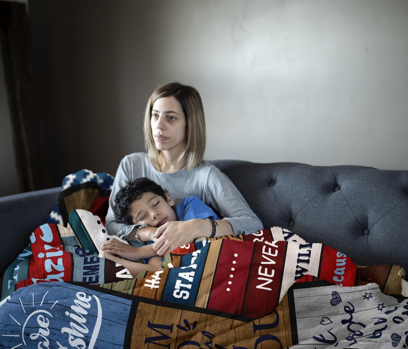 Mubpean Gifts for Son  Son Gifts Blanket 60""X50""  Son Gifts from Mom  Gifts for Son from Mom  Son Birthday Gifts  Birthday Gifts for Son  Son Gifts for Christmas  to My Son Blanket  Best Son Ever Gift - Image 5